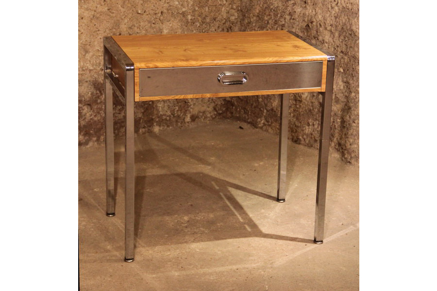 Stratifié Orme et chrome